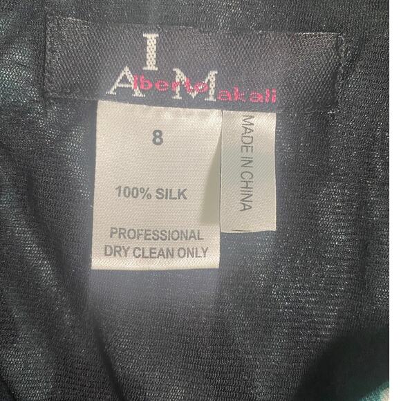 Stunning Alberto Makali 100% Silk Maxi Dress – Size 8 Y2K inspired - Picture 4 of 5